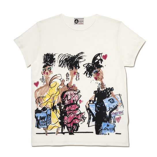 Gadżety Lanvin na Fashion's Night Out,  t-shirt, 195$, fot. serwis prasowy