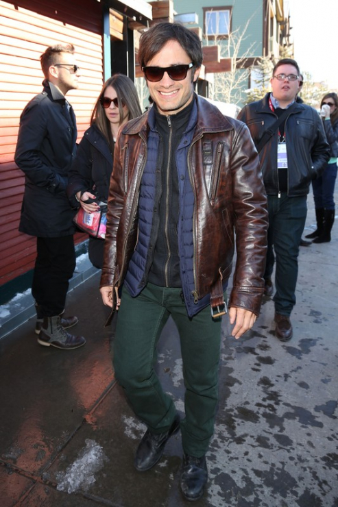 Gael Garcia Bernal na Festiwalu Filmowym w Sundance (fot. East News)