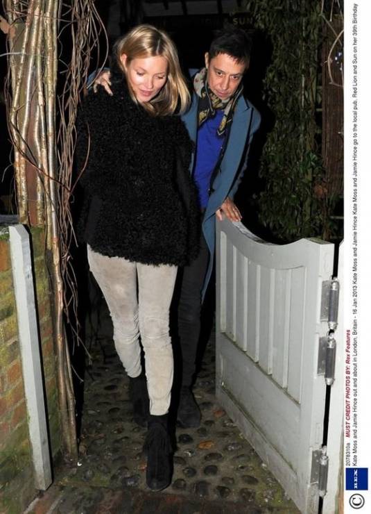 Kate Moss z mężem Jamie Hince'em, fot. East News