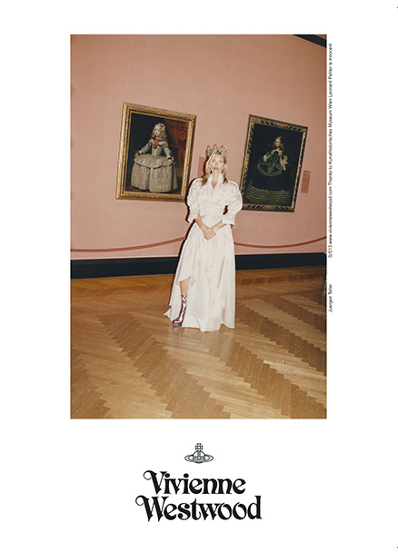 Kate Moss w kampanii Vivienne Westwood Gold Label