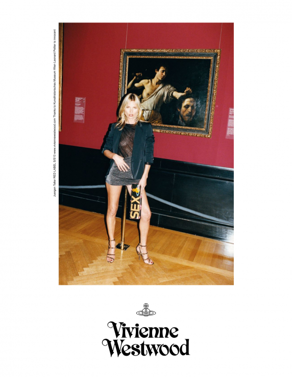 Kate Moss w kampanii Vivienne Westwood Gold Label