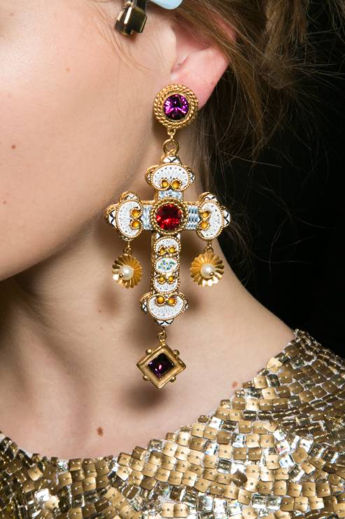 Buty, torebki i biżuteria z pokazu Dolce & Gabbana FW 13