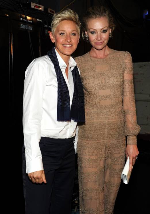 Gwiazdy piszą książki: Ellen DeGeneres ma na swoim koncie trzy książki, a Portia de Rossi opublikowała historię swoich zmagań z anoreksją i bulimią. fot. East News