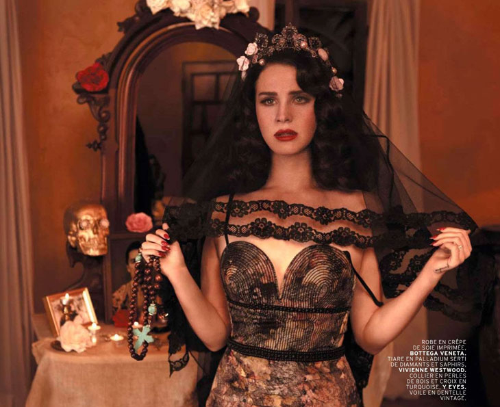 Lana Del Rey w L'Officiel Paris, 04.2014, fot. Nicole Nodland for L'Officiel Paris/ pdfmagazines