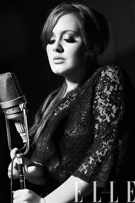 Adele w ELLE US, 05.2013, fot. Thomas Whiteside/ elle