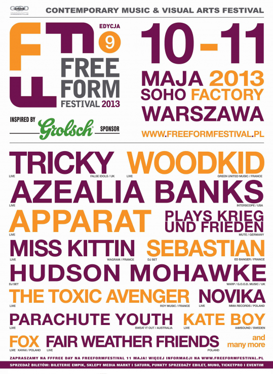 FreeFormFestival 2013 - nie przegap!