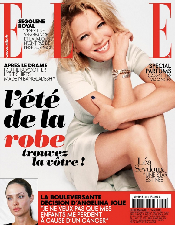 Gwiazda Cannes Léa Seydoux w ELLE France