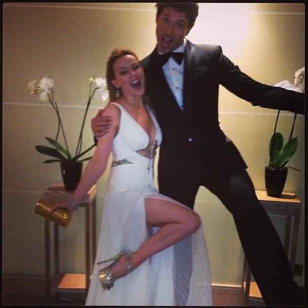 Gwiazdy na Twitterze, Festiwal Filmowy w Cannes 2013: Kylie Minogue "#KylieDoesCannes #KM2013@andresvelencoso ❤", fot. instagram 