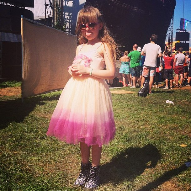 Gwiazdy na Twitterze: Glastonbury Festival 2013, fot. instagram Daisy Lowe