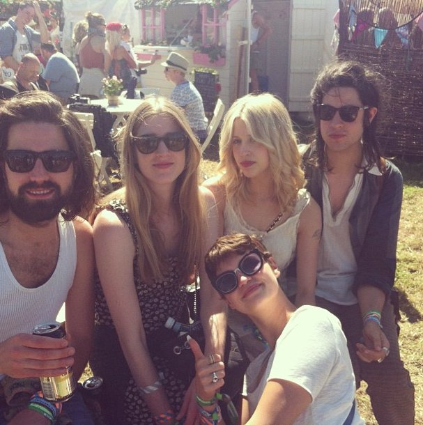 Gwiazdy na Twitterze: Glastonbury Festival 2013, fot. instagram Peaches Geldof