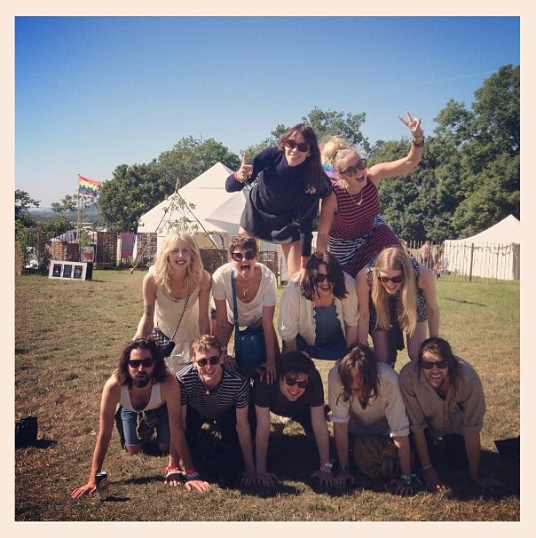 Gwiazdy na Twitterze: Glastonbury Festival 2013, fot. instagram Pixie Geldof