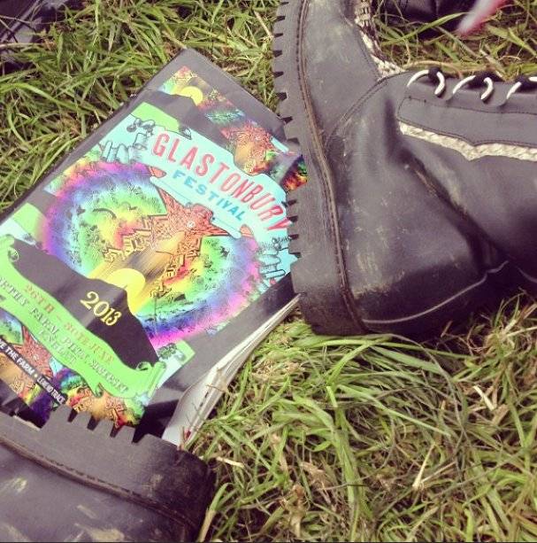 Gwiazdy na Twitterze: Glastonbury Festival 2013, fot. instagram Rita Ora