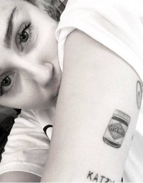 Tatuaże gwiazd: Miley Cyrus