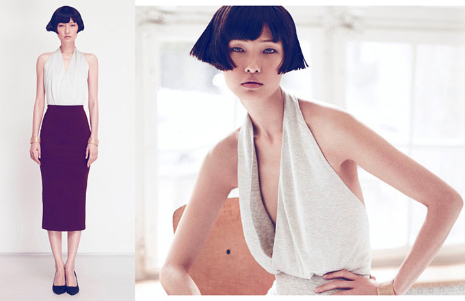 Style book H&M na sezon jesień-zima 2013 z Wang Xiao