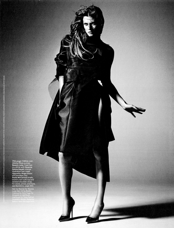 Małgosia Bela w sesji "Let's Twist Again" dla W Magazine