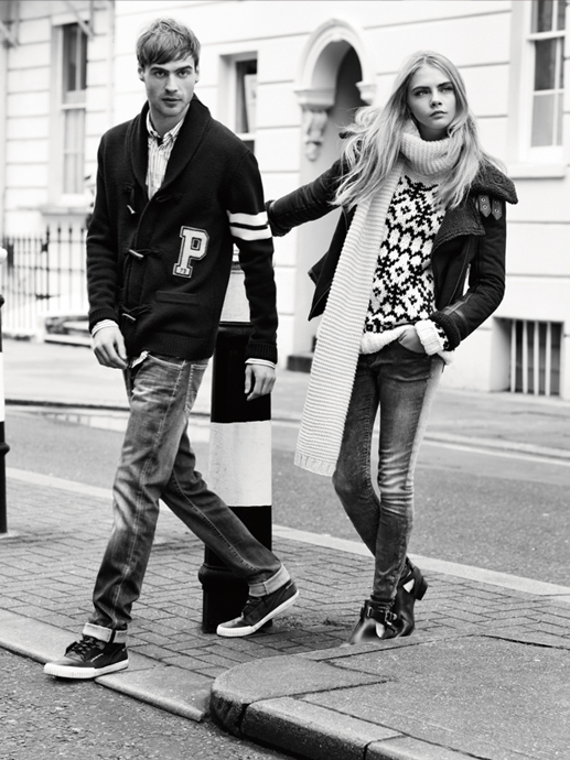 Cara Delevingne w kampanii Pepe Jeans jesień-zima 2013