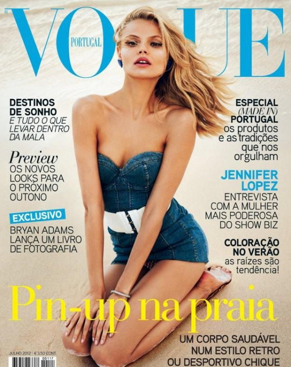 Najlepsze okładki w karierze Magdaleny Frąckowiak - Vogue Portugal, lipiec 2012 / fot. Lachlan Bailey (sesja pierwotnie ukazała się w Vogue Paris)