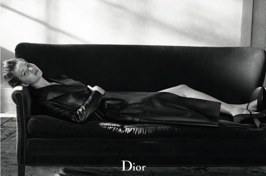 Jennifer Lawrence dla Christian Dior, fot. tumblr