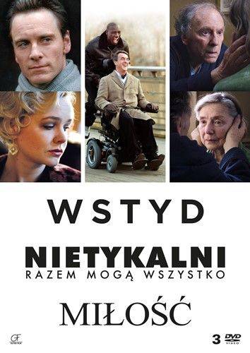 Prezent na Mikołajki: boks z ambitnym kinem: Wstyd / Nietykalni / Miłość 65,49 zł / Empik