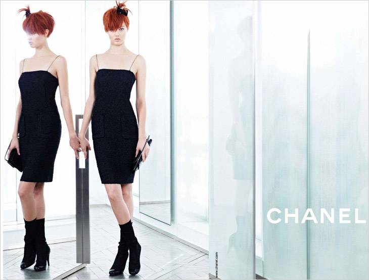 Lindsey Wixson i Sasha Luss w kampanii Chanel wiosna-lato 2014
