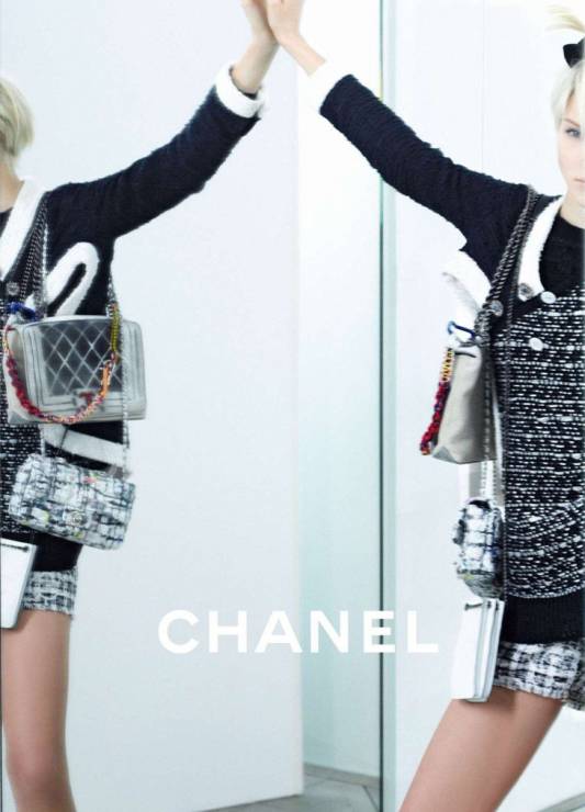 Lindsey Wixson i Sasha Luss w kampanii Chanel wiosna-lato 2014