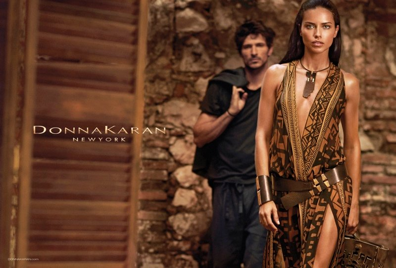 Adriana Lima w kampanii Donna Karan wiosna-lato 2014