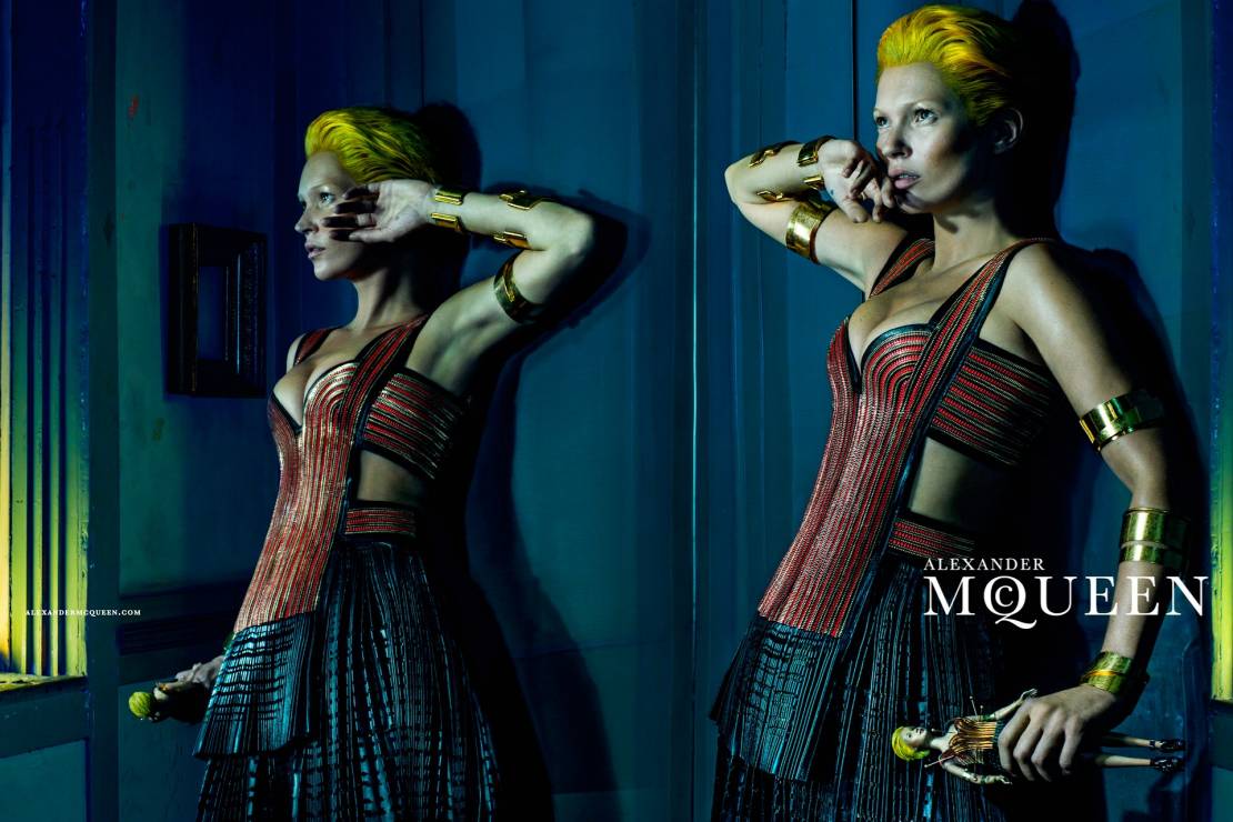 Kate Moss w kampanii Alexander McQueen