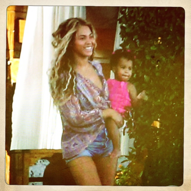 Prywatne zdjęcia Beyoncé i Blue Ivy