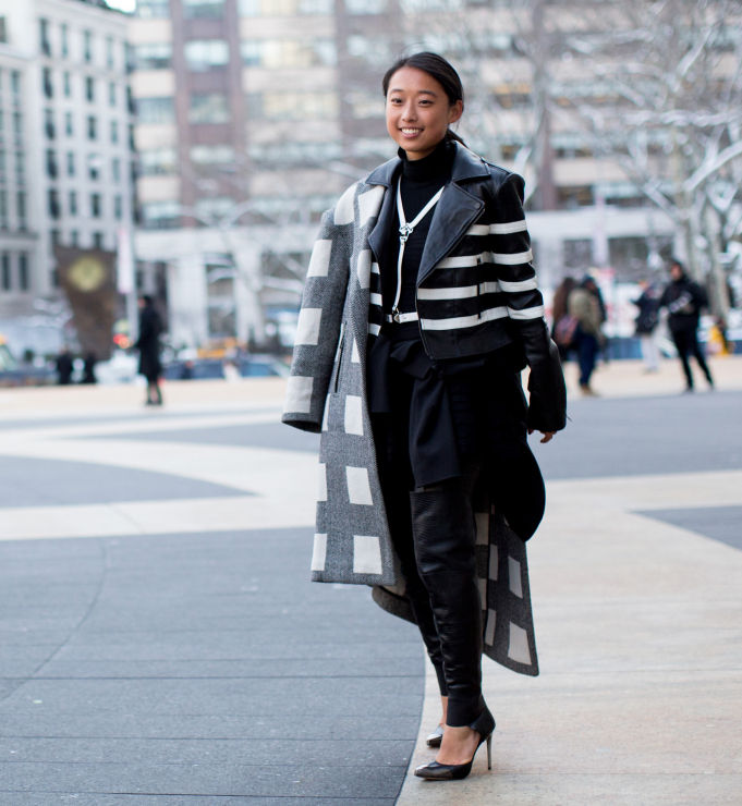 Street fashion: NYFW jesień-zima 2014/2015, dzień 1