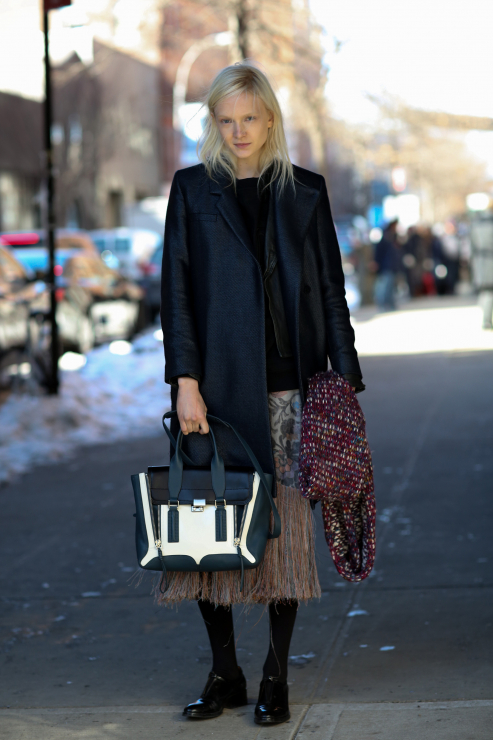 Street fashion: NYFW jesień-zima 2014/2015, dzień 6