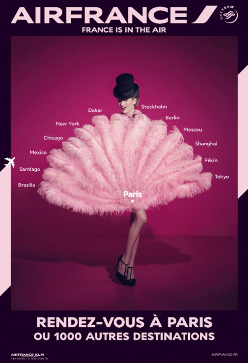 Linie lotnicze Air France w modnej kampanii