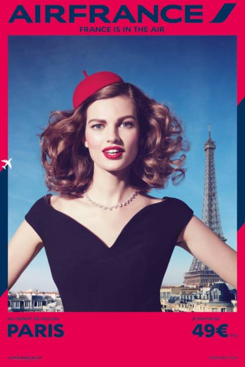 Linie lotnicze Air France w modnej kampanii