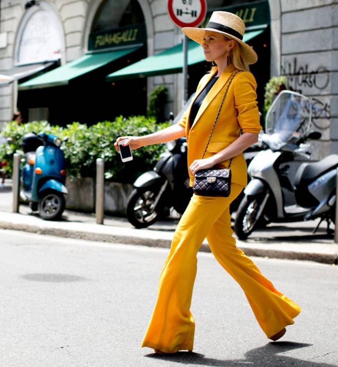Kolorowe spodnie - trendy wiosna lato 2014