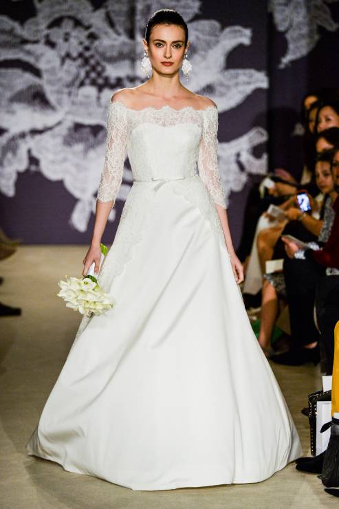 Suknie ślubne: Carolina Herrera wiosna 2015