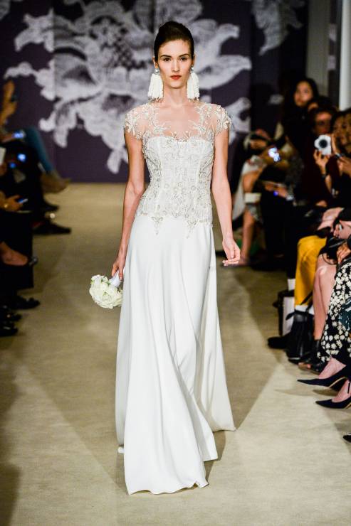 Suknie ślubne: Carolina Herrera wiosna 2015