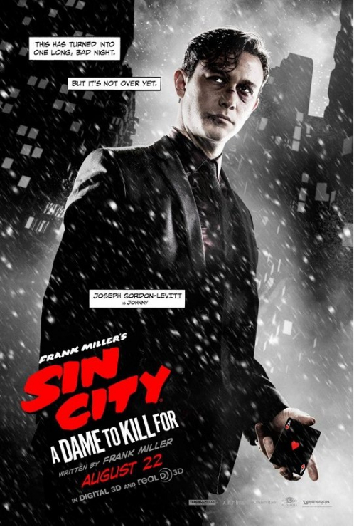 Gwiazdy na plakatach do filmu "Sin City: damulka warta grzechu"