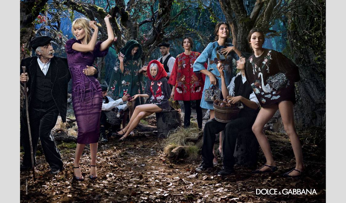 Dolce & Gabbana jesień-zima 2014/2015 - Claudia Schiffer w kampanii!!!