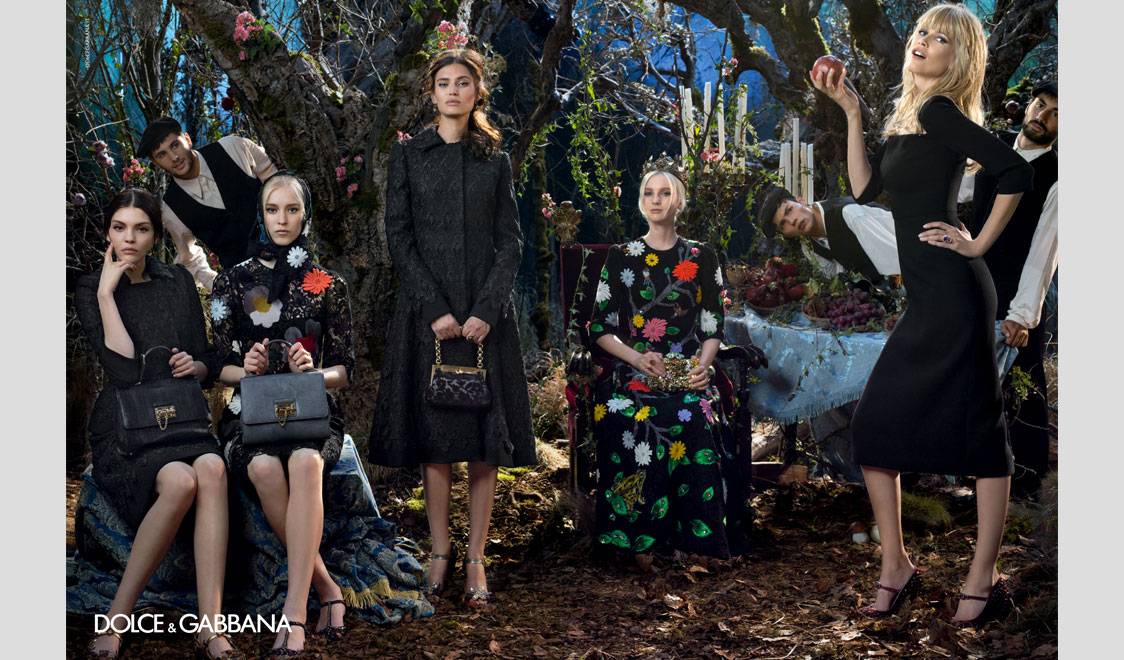 Dolce & Gabbana jesień-zima 2014/2015 - Claudia Schiffer w kampanii!!!