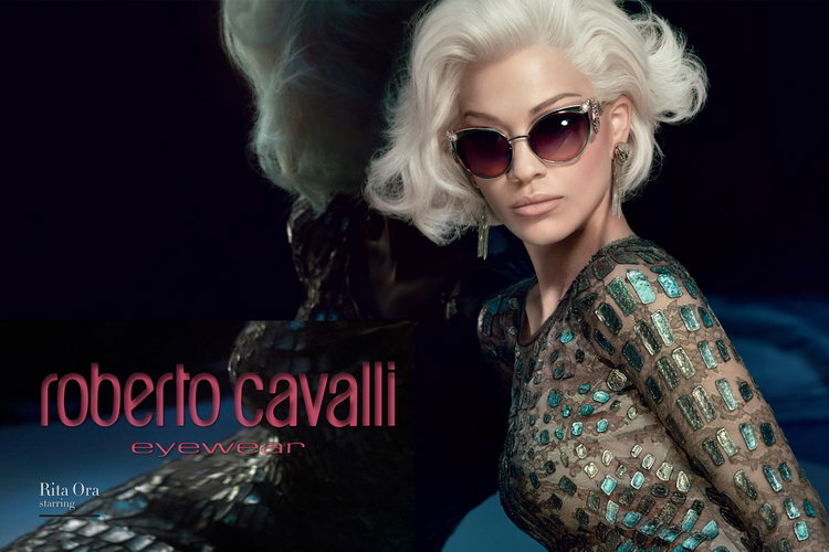 Rita Ora w kampanii Roberto Cavalli jesień-zima 2014/2015