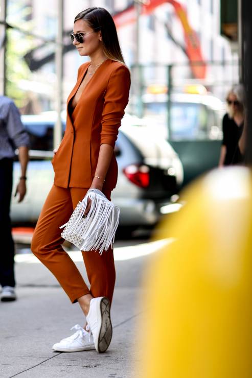 Street fashion: New York Fashion Week wiosna-lato 2015