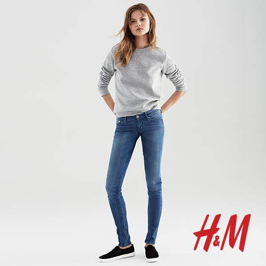 Magdalena Frąckowiak reklamuje kolekcję &Denim od H&M