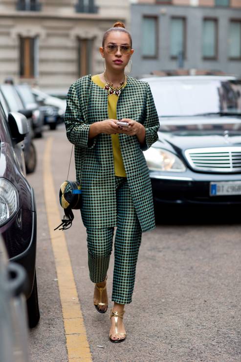 Street fashion: Milan Fashion Week wiosna-lato 2015