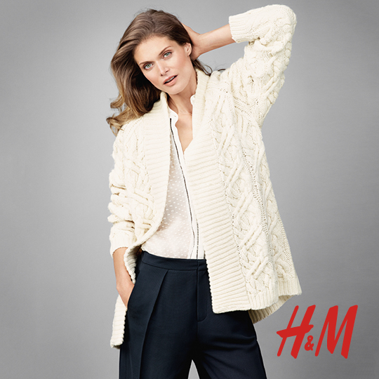 Małgosia Bela w kampanii H&M "Modern Classic Premium Collection"