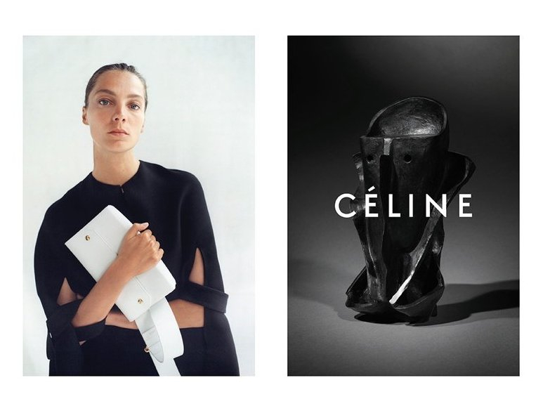Daria Werbowy w kampanii Céline Resort 2015