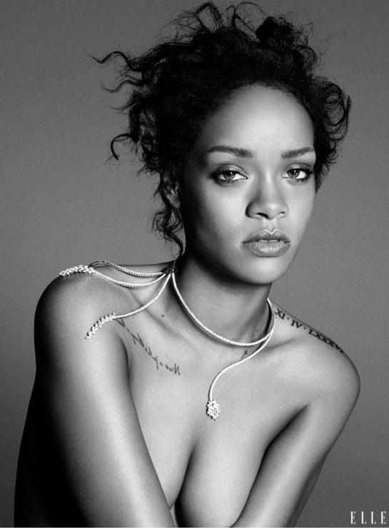 Rihanna w grudniowym ELLE US