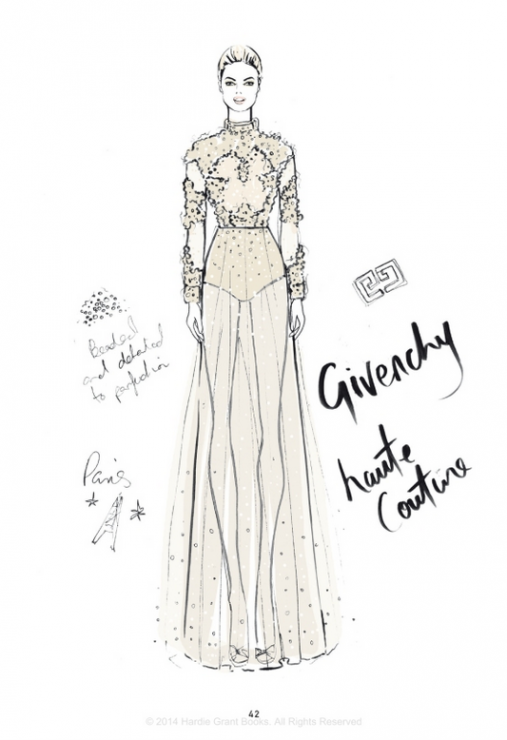 "The Dress" - 100 najpiękniejszych sukienek na ilustracjach Megan Hess