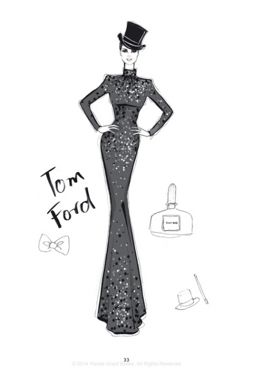"The Dress" - 100 najpiękniejszych sukienek na ilustracjach Megan Hess