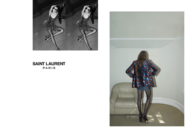 Kampania Saint Laurent Paris wiosna-lato 2015 [WIĘCEJ ZDJĘĆ]