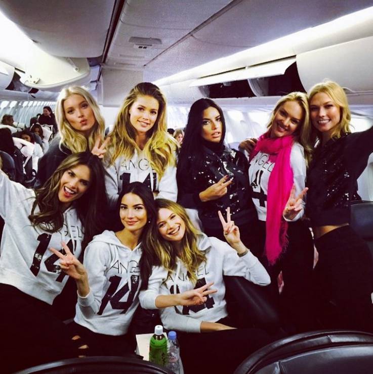 Pokaz Victoria's Secret 2014 - podróż modelek do Londynu