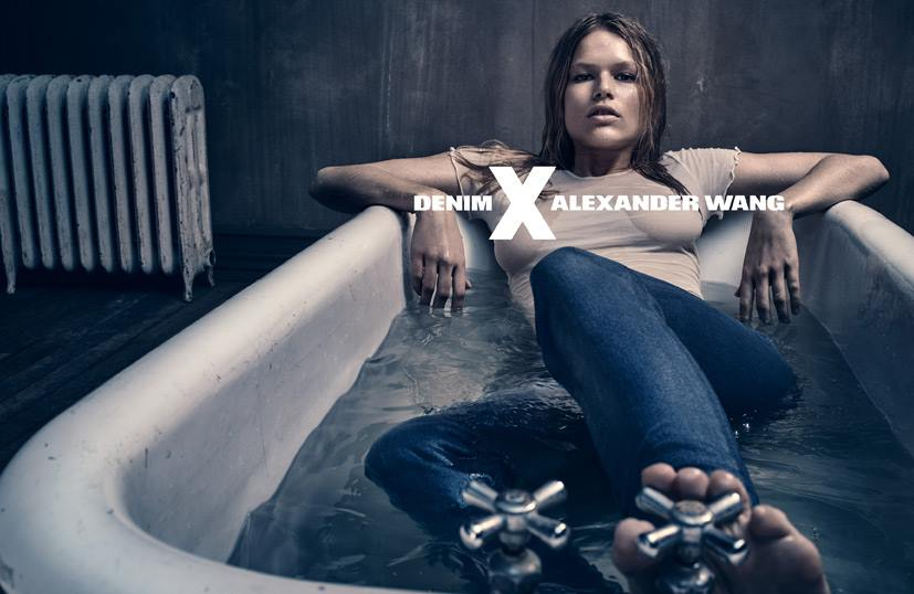 Anna Ewers w kampanii dżinsów Alexandra Wanga